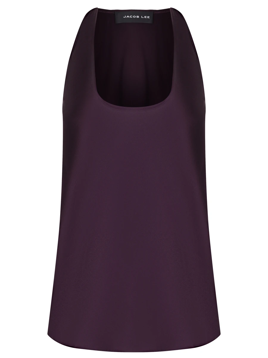 Топ шелковый JACOB LEE WST0213AW24BR Фиолетовый 