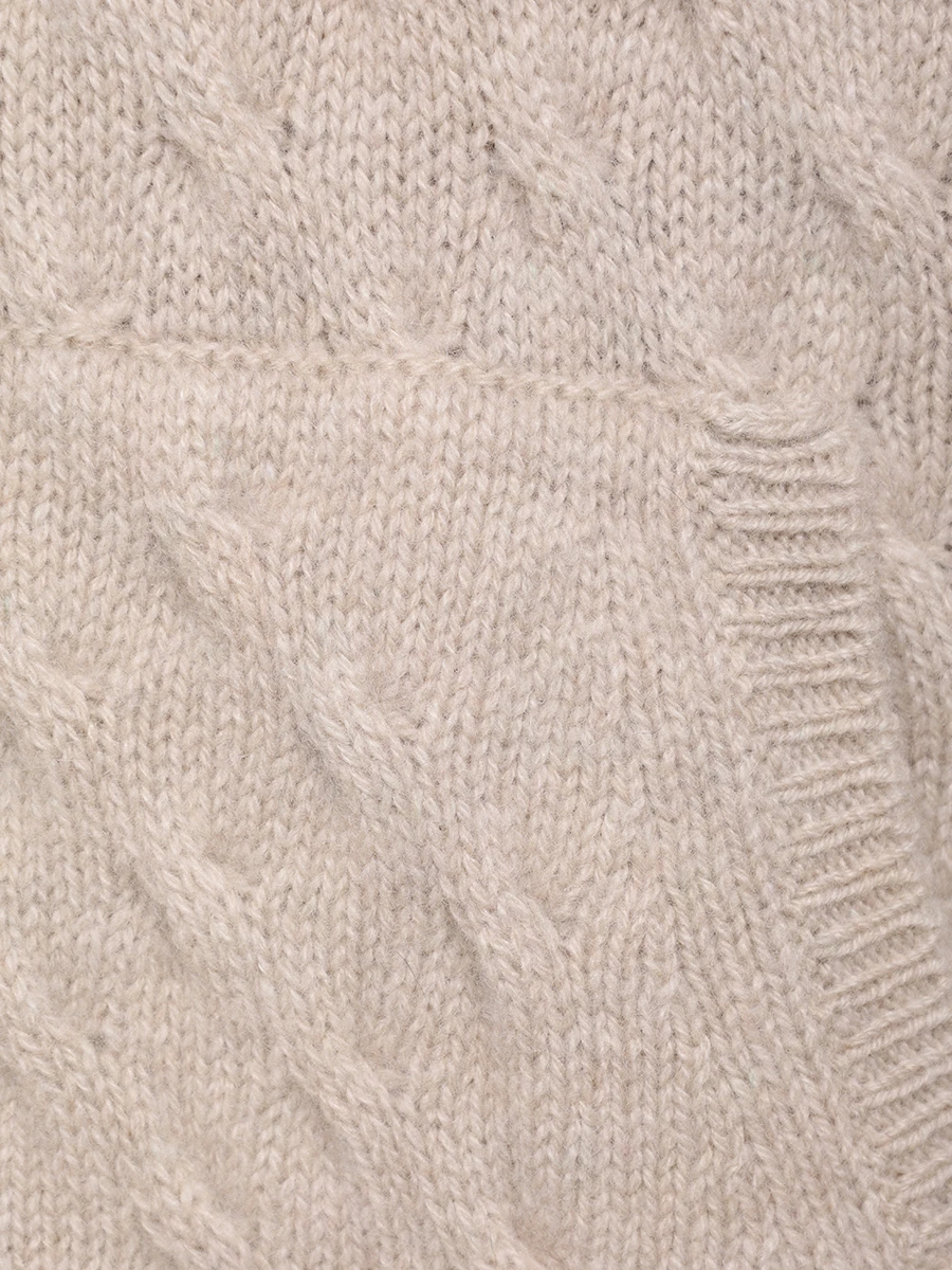 

Олимпийка кашемировая, Бежевый, D350647CA 35D12B 0220