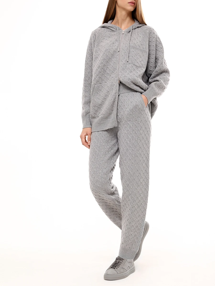 Олимпийка кашемировая PANICALE D350647CA 35D12B 0920 Серый  Фото 2