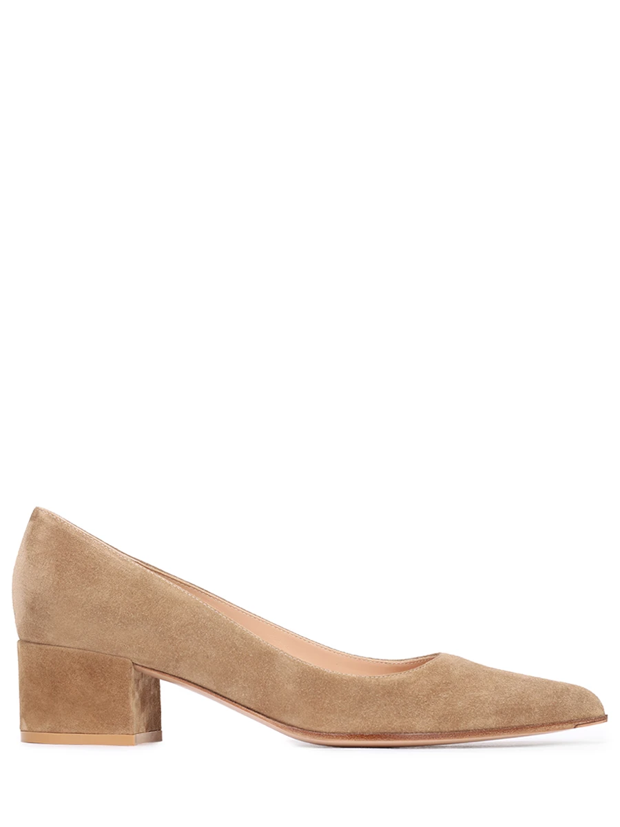 Туфли замшевые Piper Pump GIANVITO ROSSI G22171-45RIC-CAMCAML Бежевый 