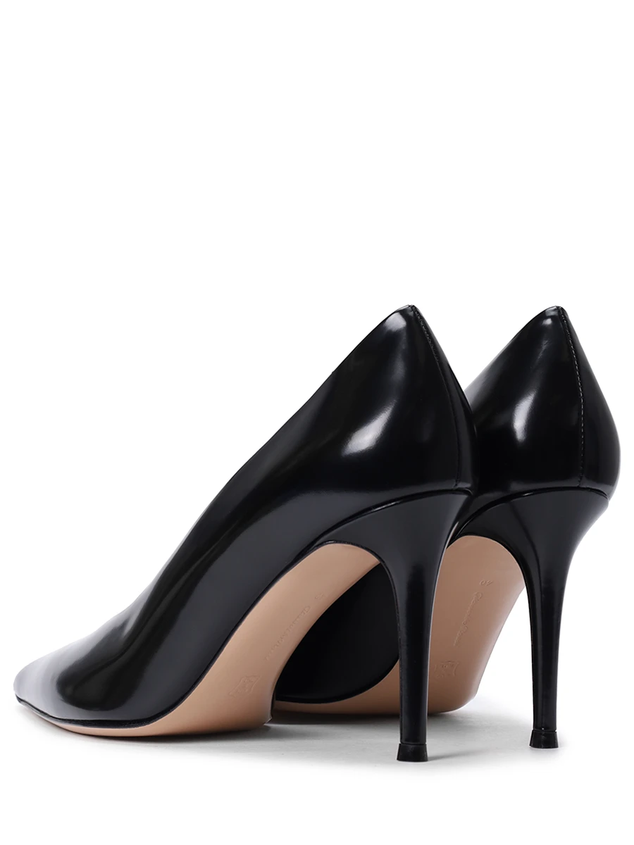 Туфли кожаные Gianvito GIANVITO ROSSI G22277-85RIC-TOKNERO Черный  Фото 4