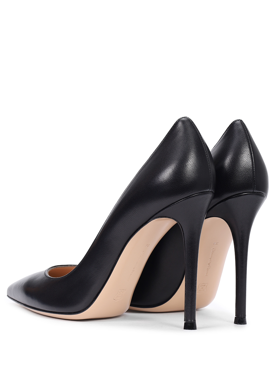 Туфли кожаные Gianvito GIANVITO ROSSI G28470-15RIC-NAPNERO Черный  Фото 4