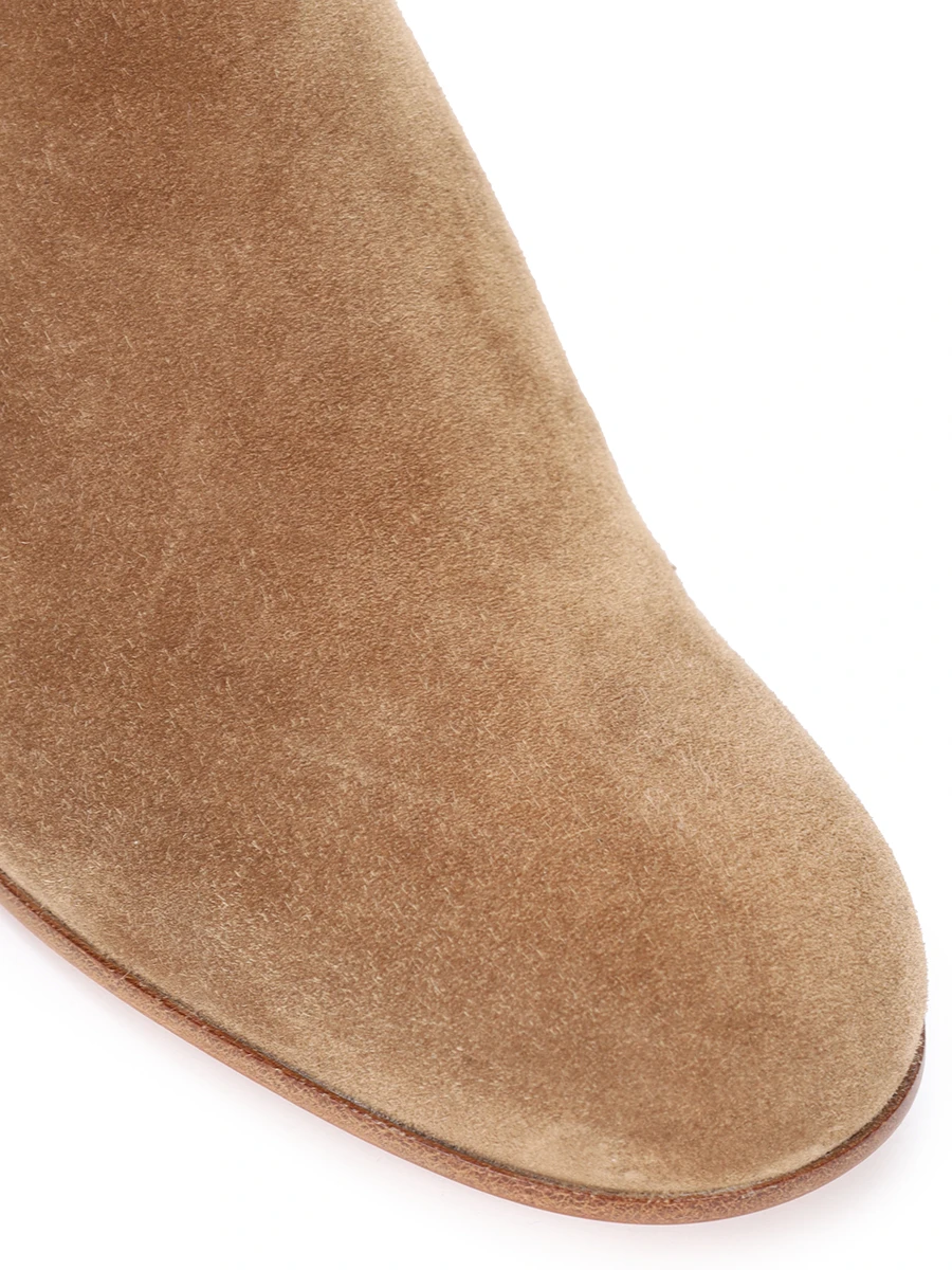 Сапоги замшевые GIANVITO ROSSI G80163.45RIC.C4FCMCI Бежевый  Фото 5