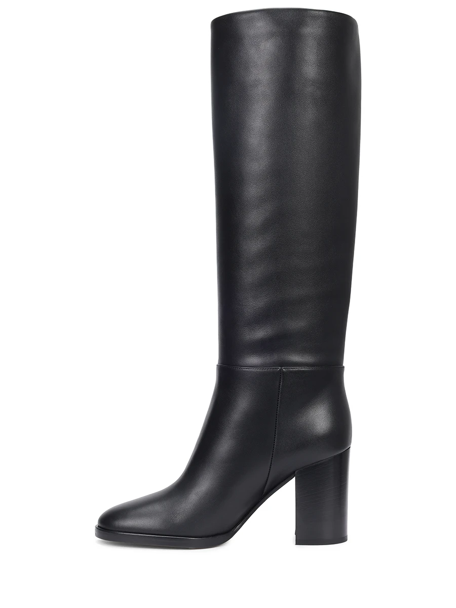 Сапоги кожаные GIANVITO ROSSI G80488.85CUO.VGUNENE Черный  Фото 3