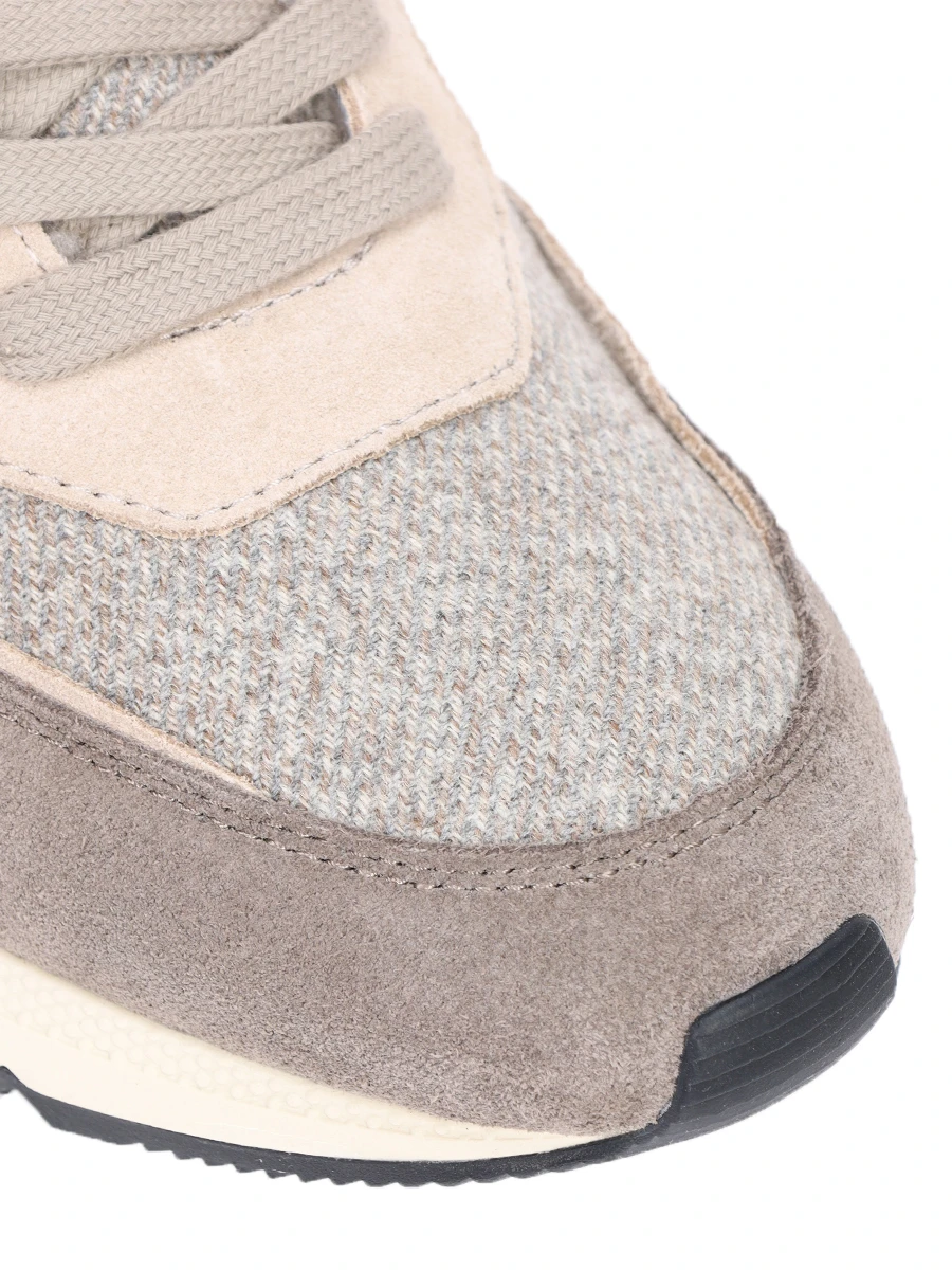 

Кроссовки комбинированные на меху, Бежевый, 001-2018689-03-3B76