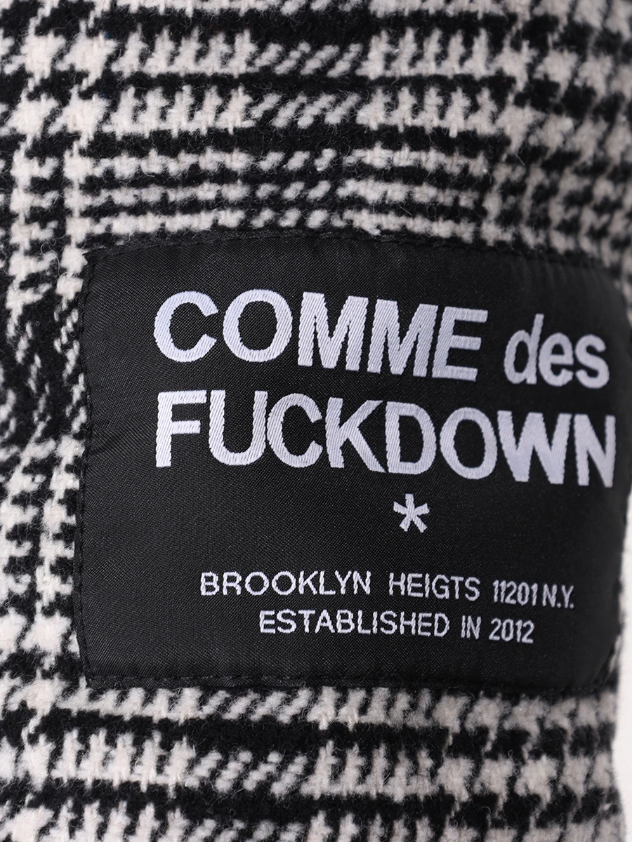 Куртка с узором COMME DES FUCKDOWN CFABM01426 NERO Серый  Фото 6