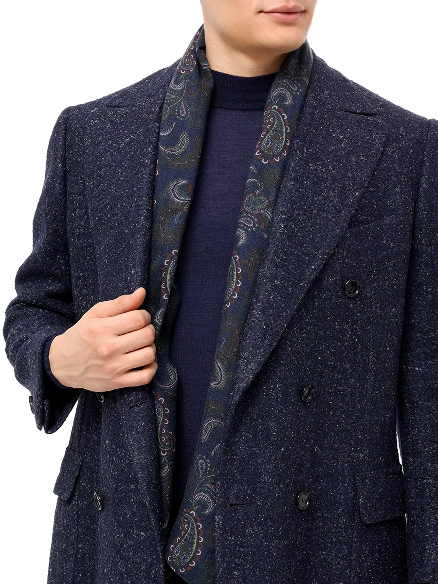 Шарф с принтом STILE LATINO STM22403 B28 Синий  Фото 2