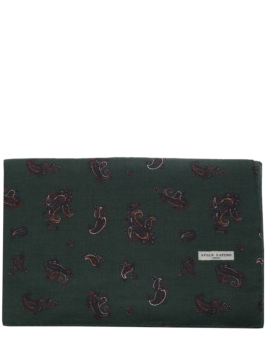 Шарф с узором STILE LATINO STM22404 V32 Зеленый 