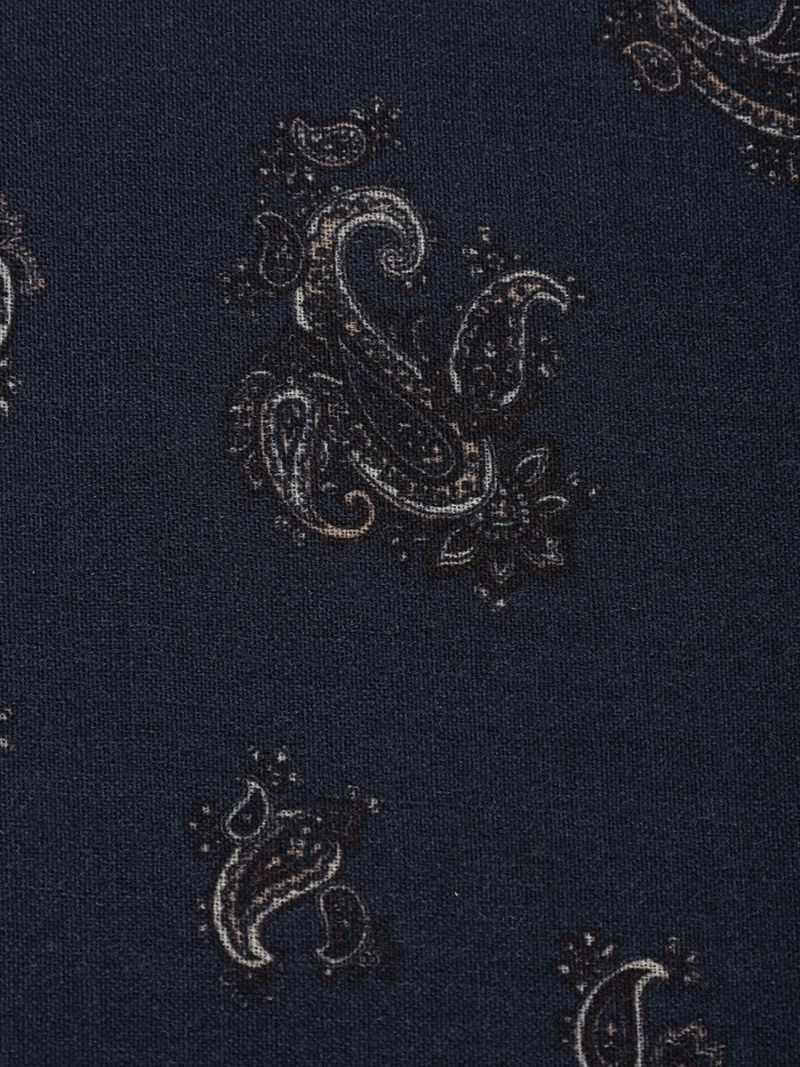 Шарф с узором STILE LATINO STM22404 B30 Синий  Фото 3