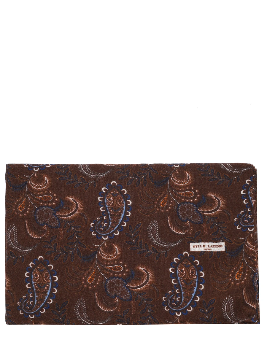 Шарф с принтом STILE LATINO STM22403 M30 Коричневый 