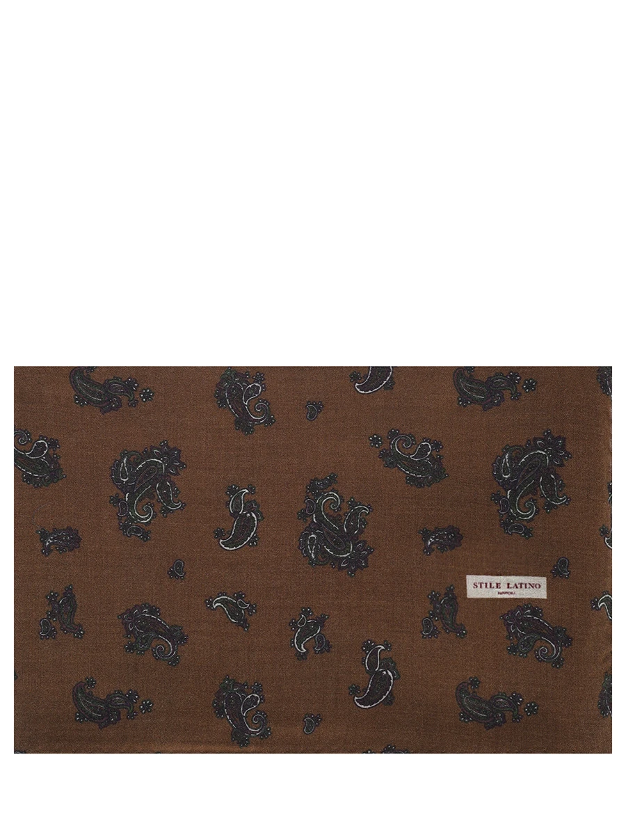 Шарф с принтом STILE LATINO STM22404 M26 Коричневый 
