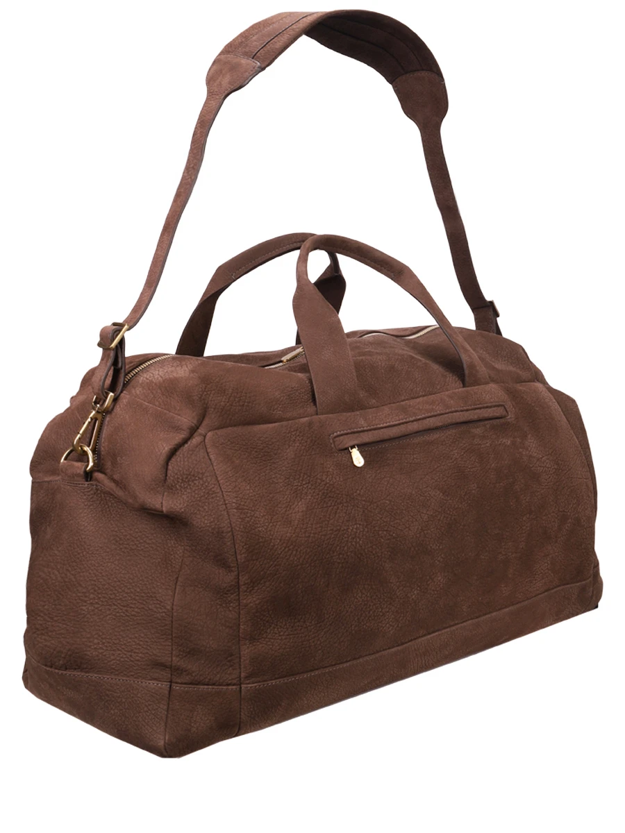 Сумка из нубука BRUNELLO CUCINELLI MBEPU395 C1035 Коричневый  Фото 3