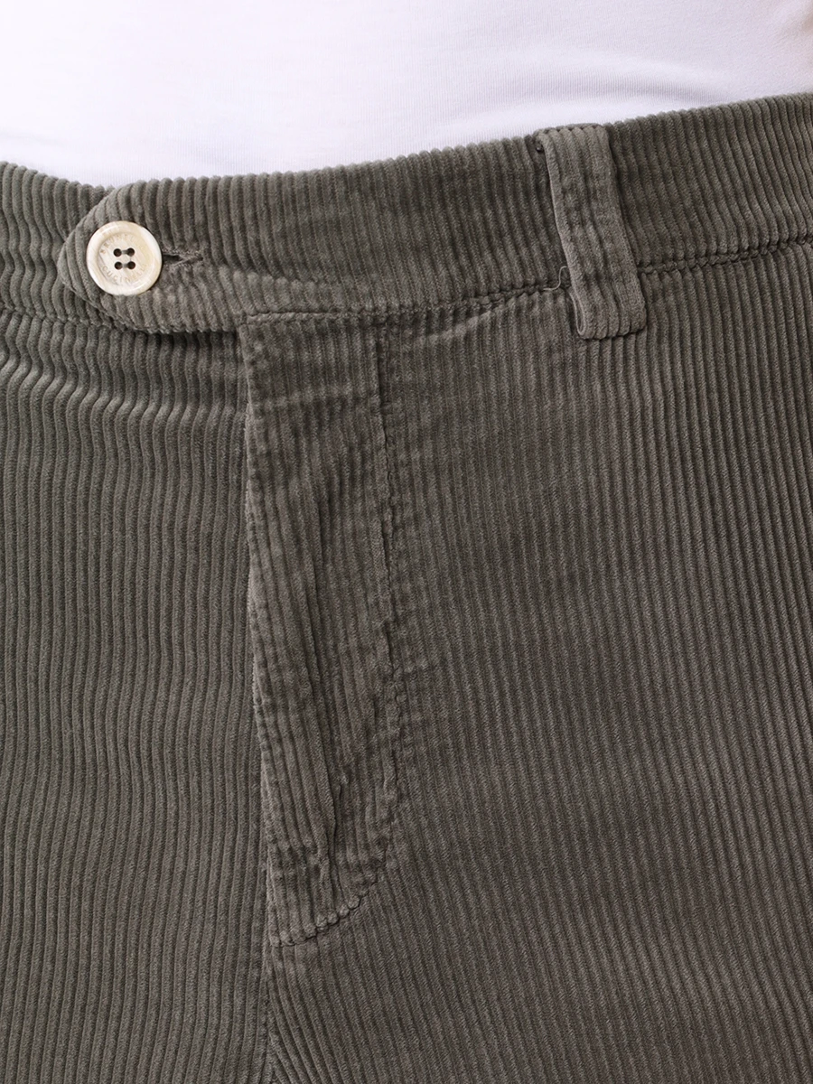 Брюки-карго вельветовые BRUNELLO CUCINELLI M280DE1890 C6315 Зеленый  Фото 5