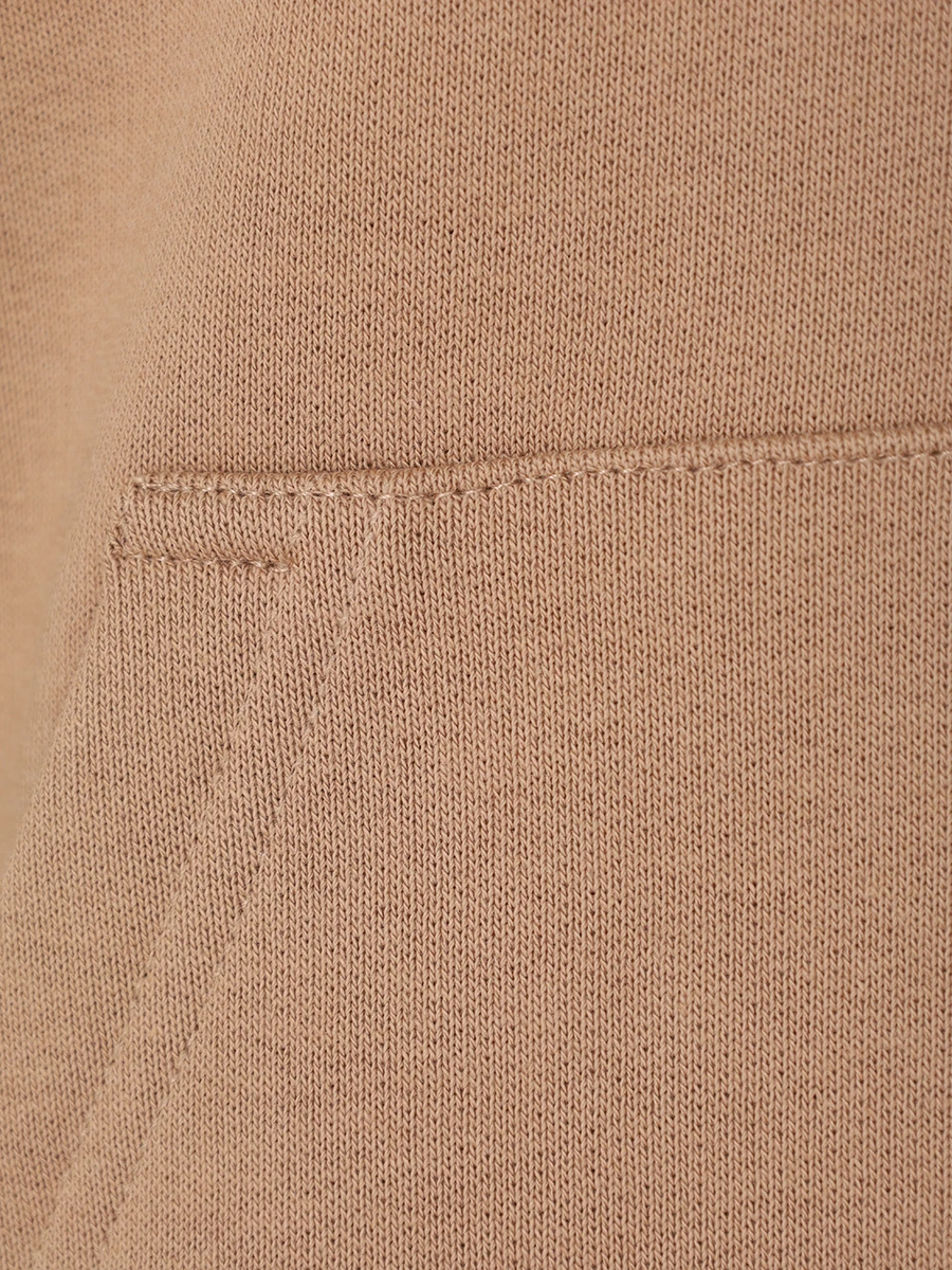 Худи хлопковое BURBERRY 8084756 Бежевый  Фото 6