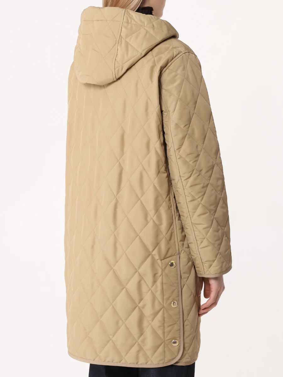 Куртка стеганая BURBERRY 8096352 Бежевый  Фото 3