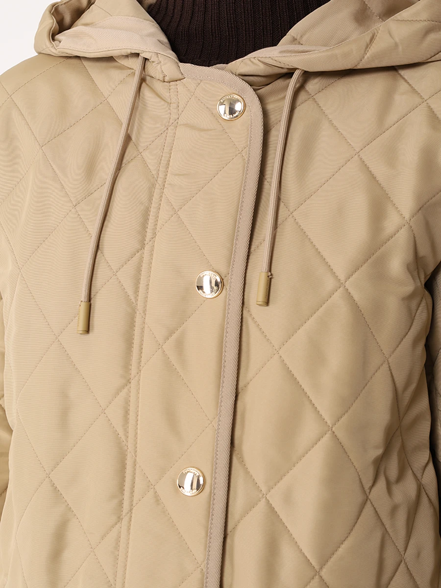 Куртка стеганая BURBERRY 8096352 Бежевый  Фото 5