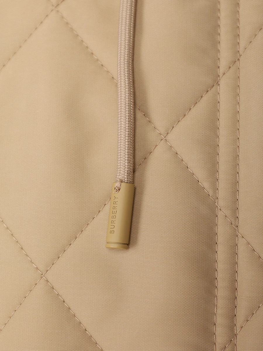 Куртка стеганая BURBERRY 8096352 Бежевый  Фото 6