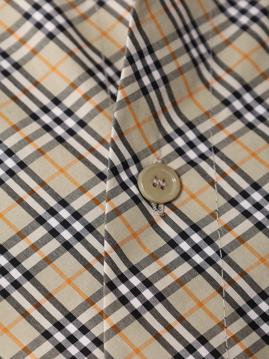 Платье хлопковое BURBERRY 8094357 C1200 Бежевый  Фото 6