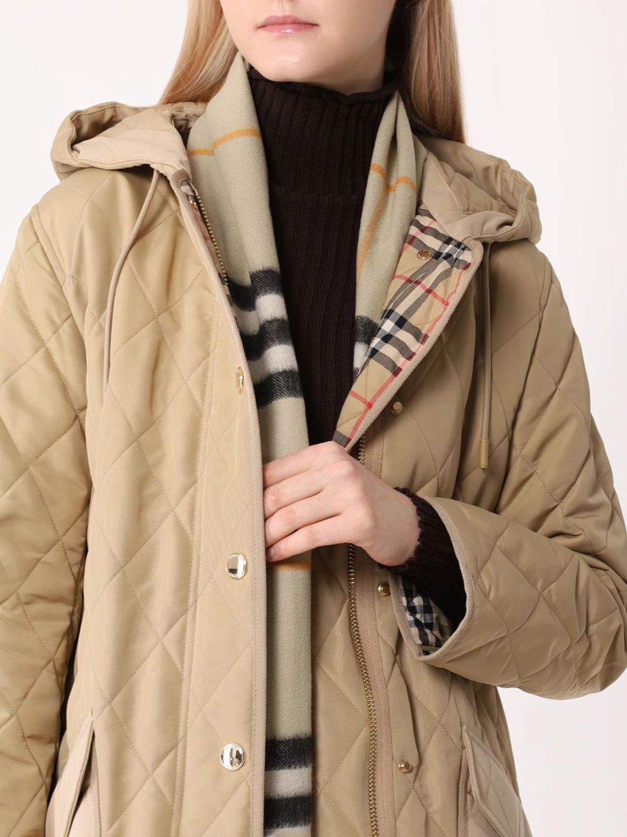 Шарф кашемировый BURBERRY 8091009 A7025 Зеленый  Фото 2