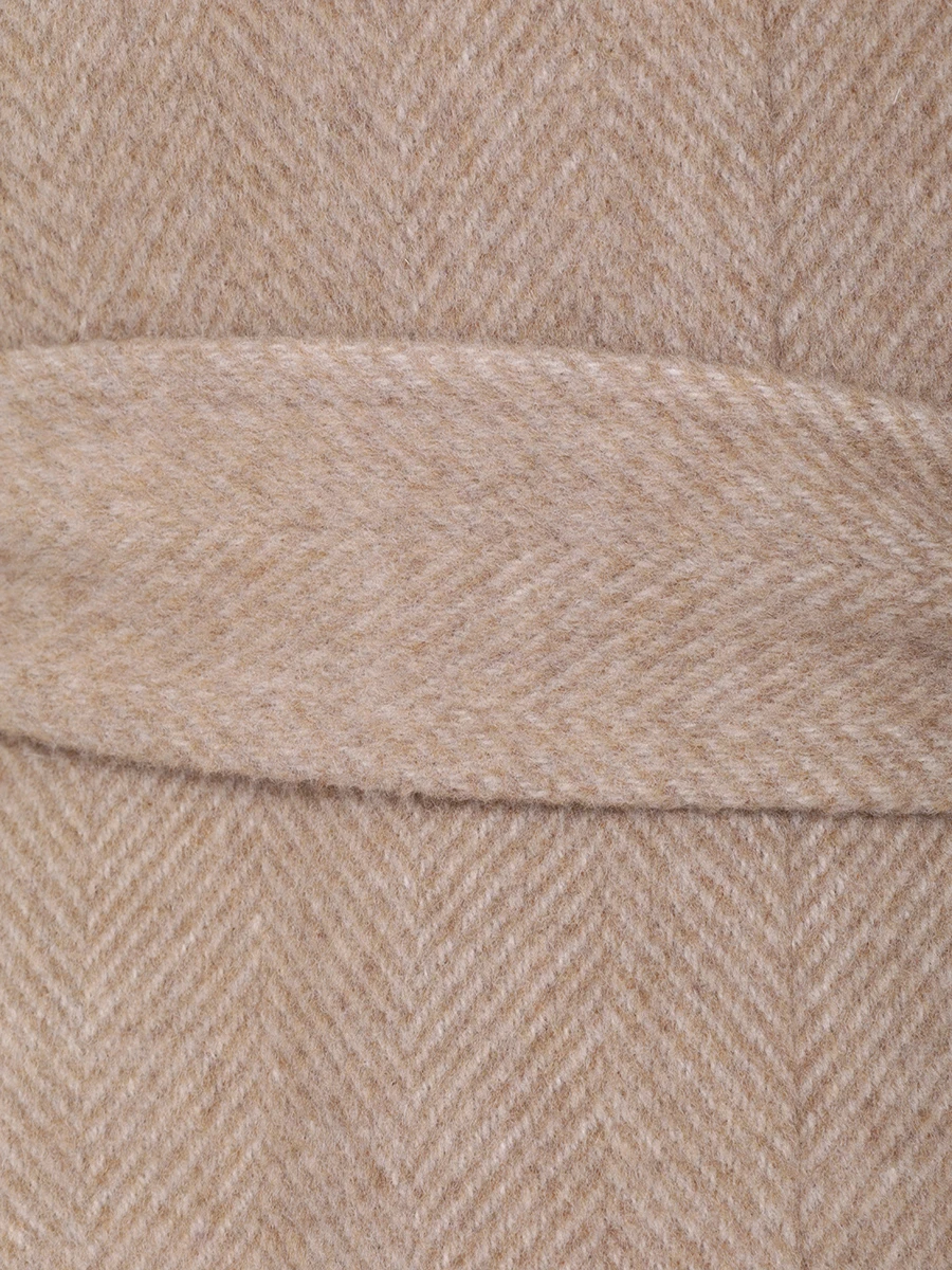 Пальто шерстяное BRUNELLO CUCINELLI MG5009855 C001 Бежевый  Фото 6