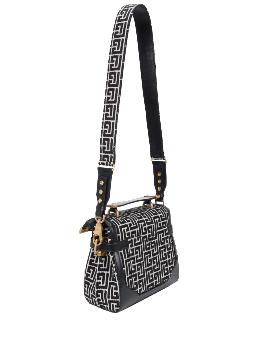 Сумка комбинированная B-Buzz BALMAIN DN1DB599TJGH GFE Черный  Фото 3