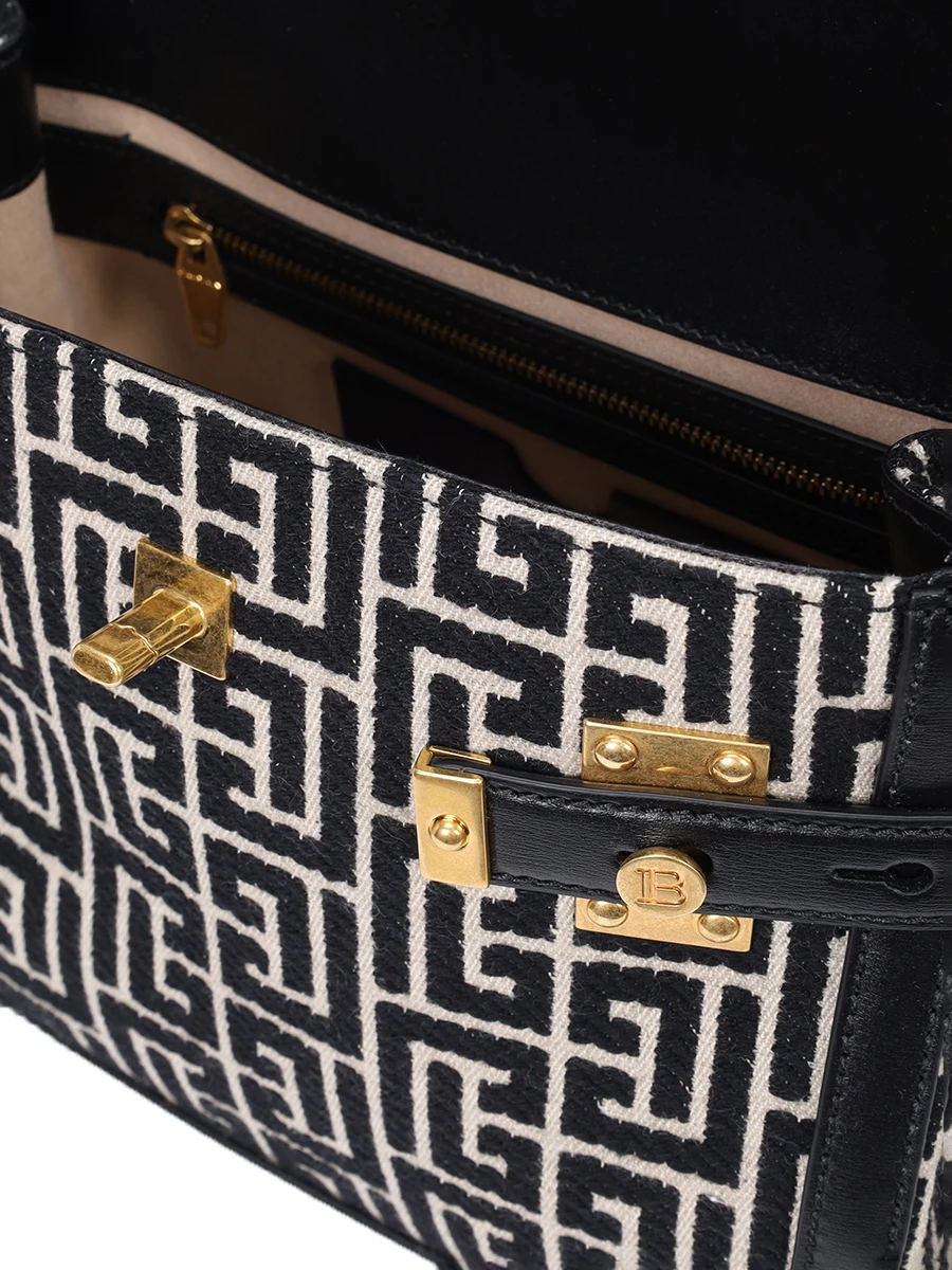 Сумка комбинированная B-Buzz BALMAIN DN1DB599TJGH GFE Черный  Фото 4