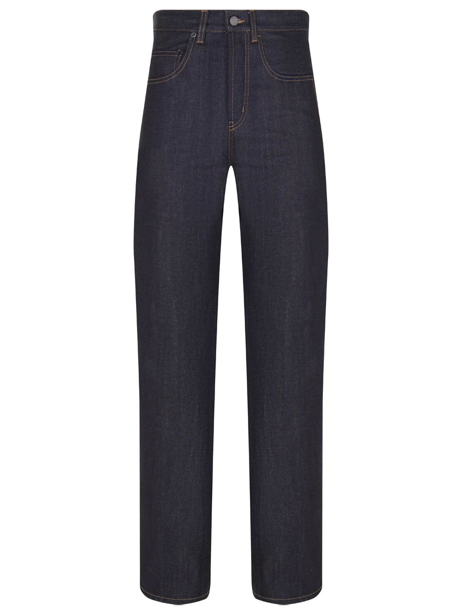Джинсы хлопковые SAINT LAURENT 795345-Y23HA-4020 Деним 