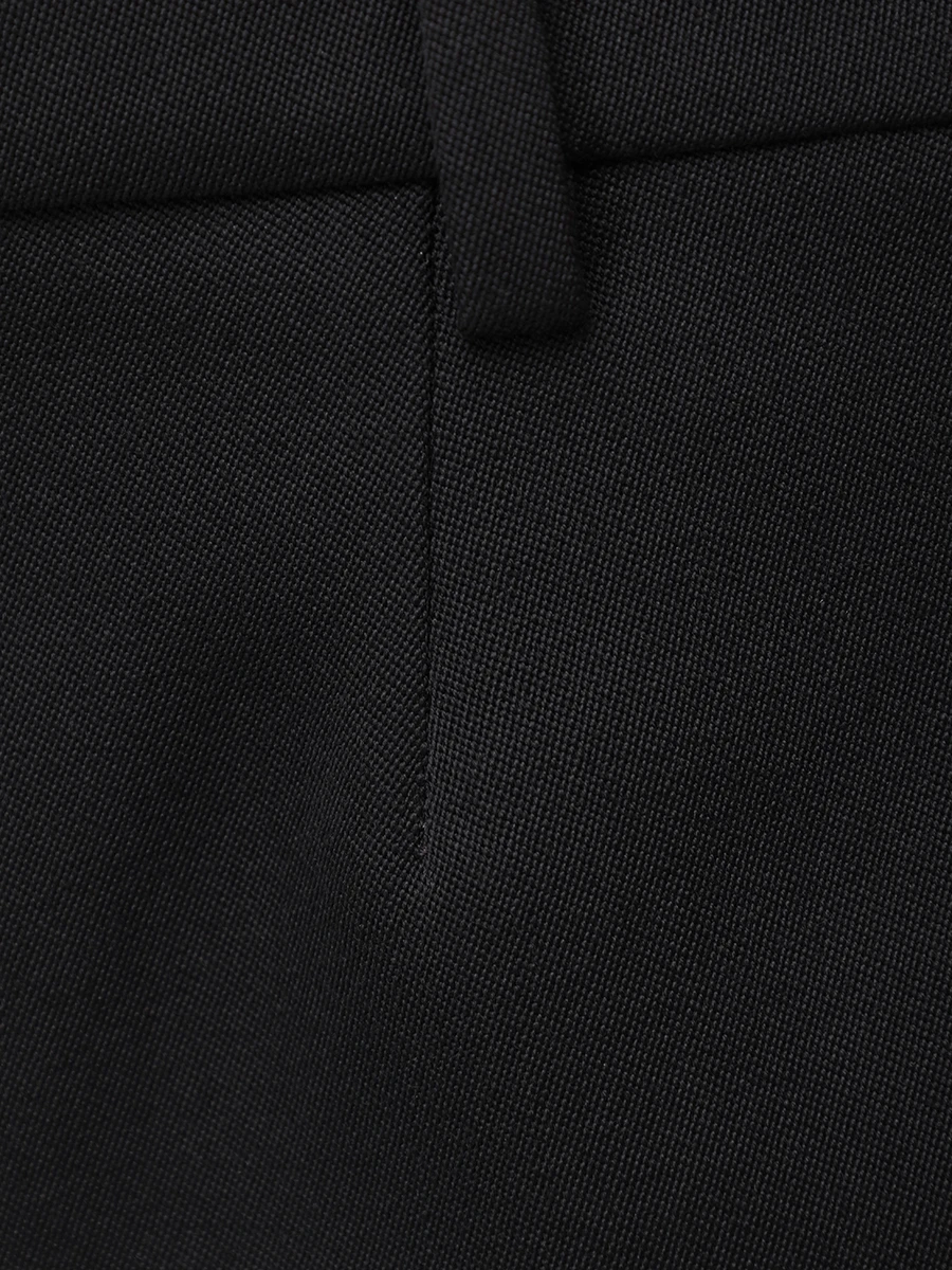 Брюки шерстяные SAINT LAURENT 798935-Y7E63-1000 Черный  Фото 5