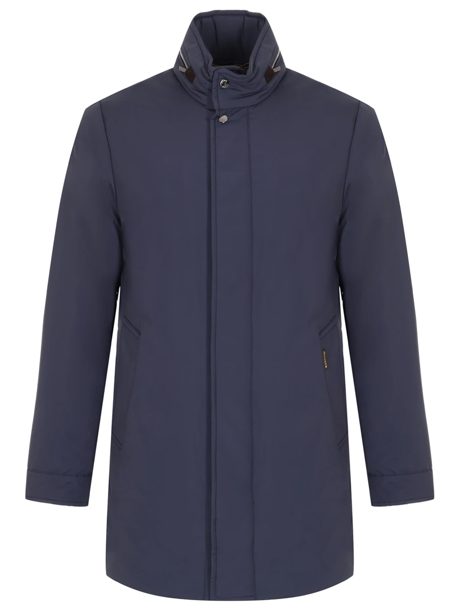 Пуховик однотонный MOORER BRACCI-SKT NAVY MOUGI100089-TEPA034 Темно Синий 