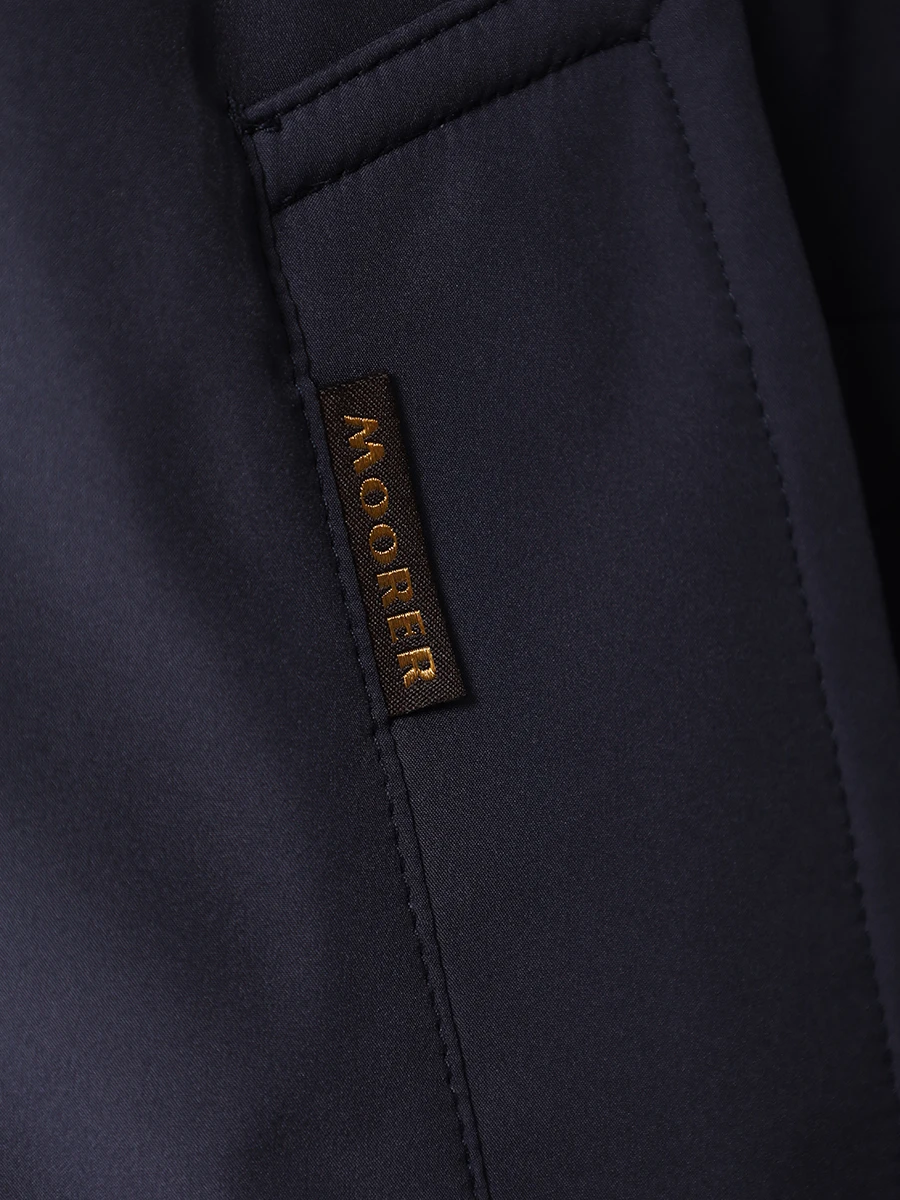 Пуховик однотонный MOORER BRACCI-SKT NAVY MOUGI100089-TEPA034 Темно Синий  Фото 6