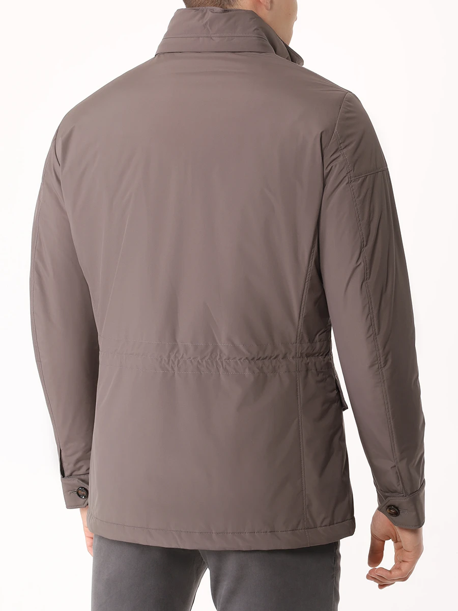 Куртка однотонная MOORER LEONARDO-STP VISONE МOUGI100225-TEPA023 Серый  Фото 3