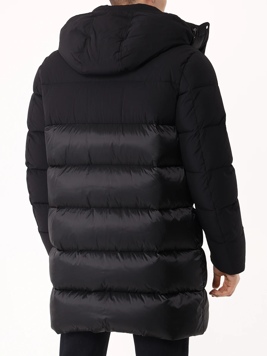 Пуховик стеганый MOORER YRAN-SHK/NERO MOUPA100108-TEPA206 Черный  Фото 3