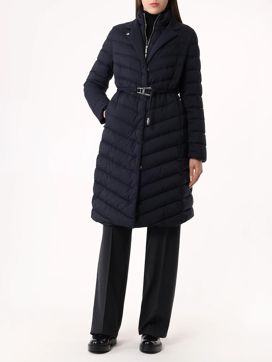 Пуховик стеганый MOORER MODPI100172 Odette-S3 Dark blu 0402 Темно Синий  Фото 2