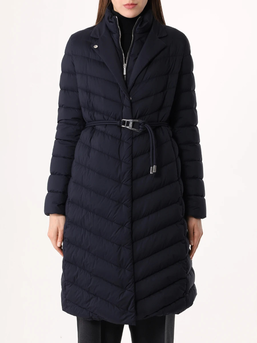 Пуховик стеганый MOORER MODPI100172 Odette-S3 Dark blu 0402 Темно Синий  Фото 4