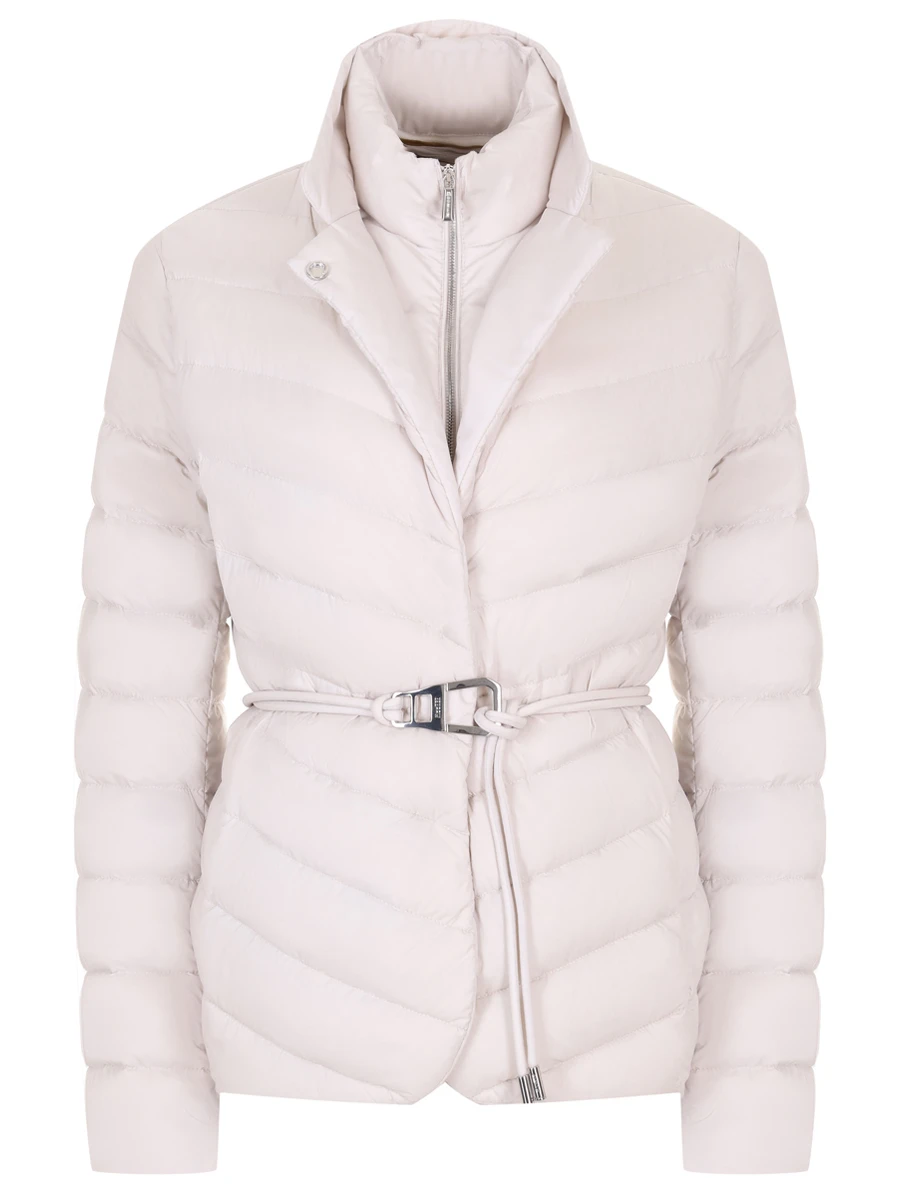 Пуховик стеганый MOORER MODPI100173 FAENZA-S3 IVORY 0001 Кремовый 