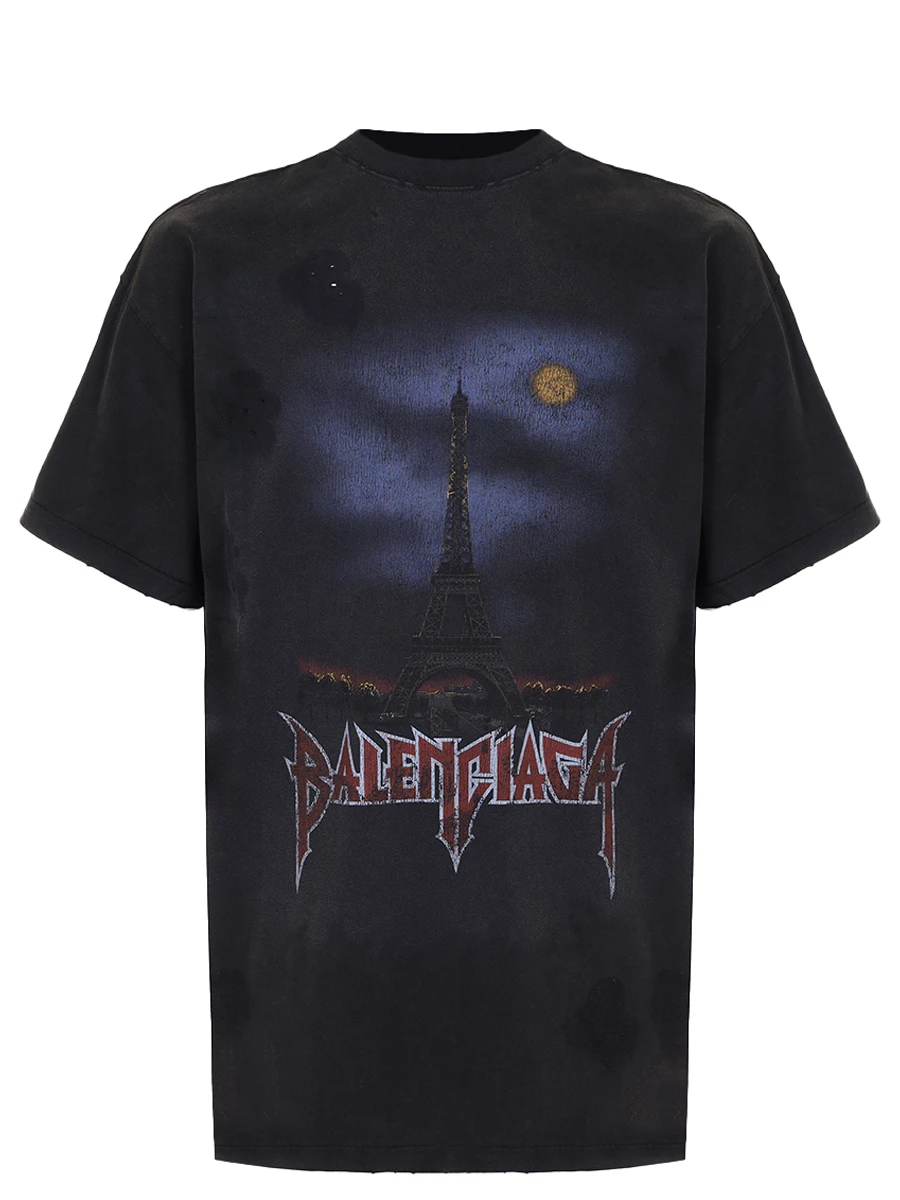 

Футболка хлопковая, Черный, 791615 TQVY2 2020