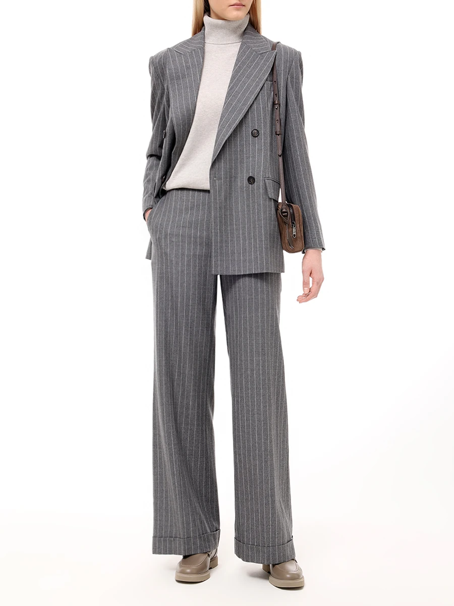 Костюм шерстяной BRUNELLO CUCINELLI MD5777190P/MP577P8492 C004 Серый  Фото 2