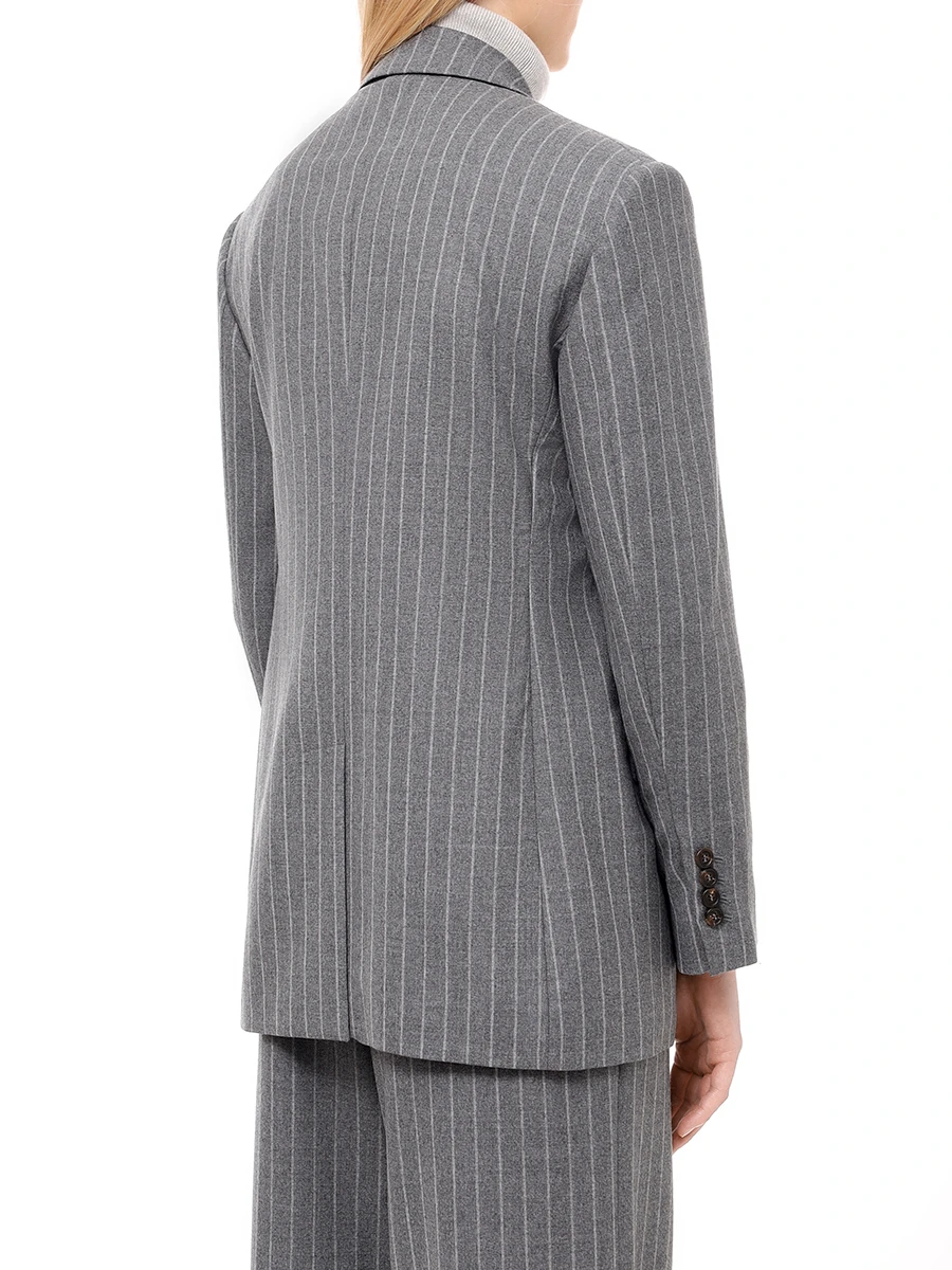Костюм шерстяной BRUNELLO CUCINELLI MD5777190P/MP577P8492 C004 Серый  Фото 3