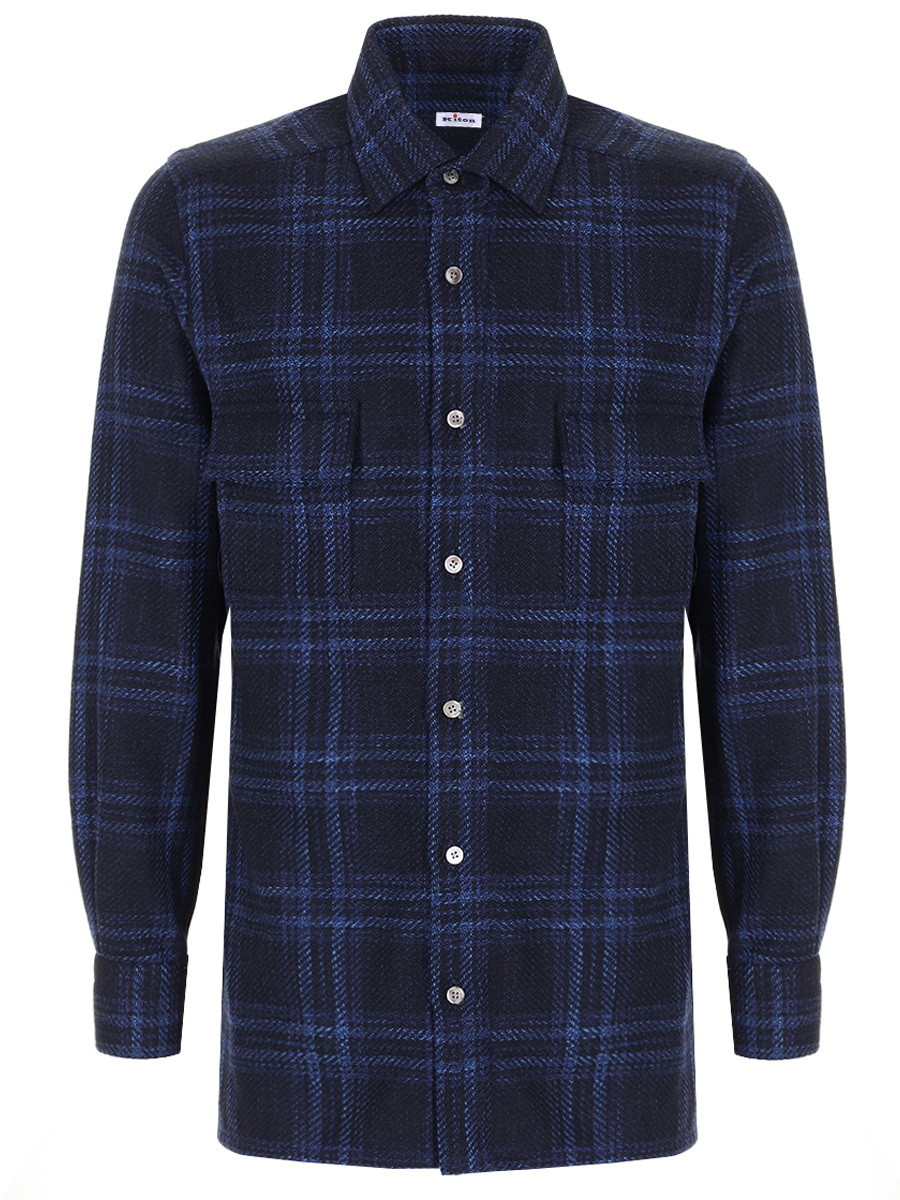 Рубашка Regular Fit шерстяная KITON