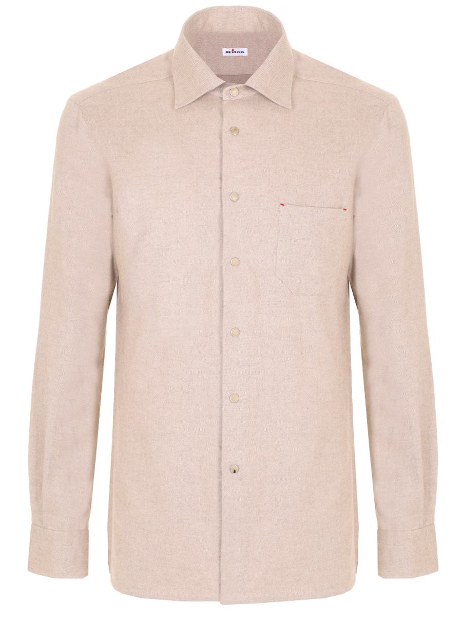 Рубашка Slim Fit хлопковая KITON