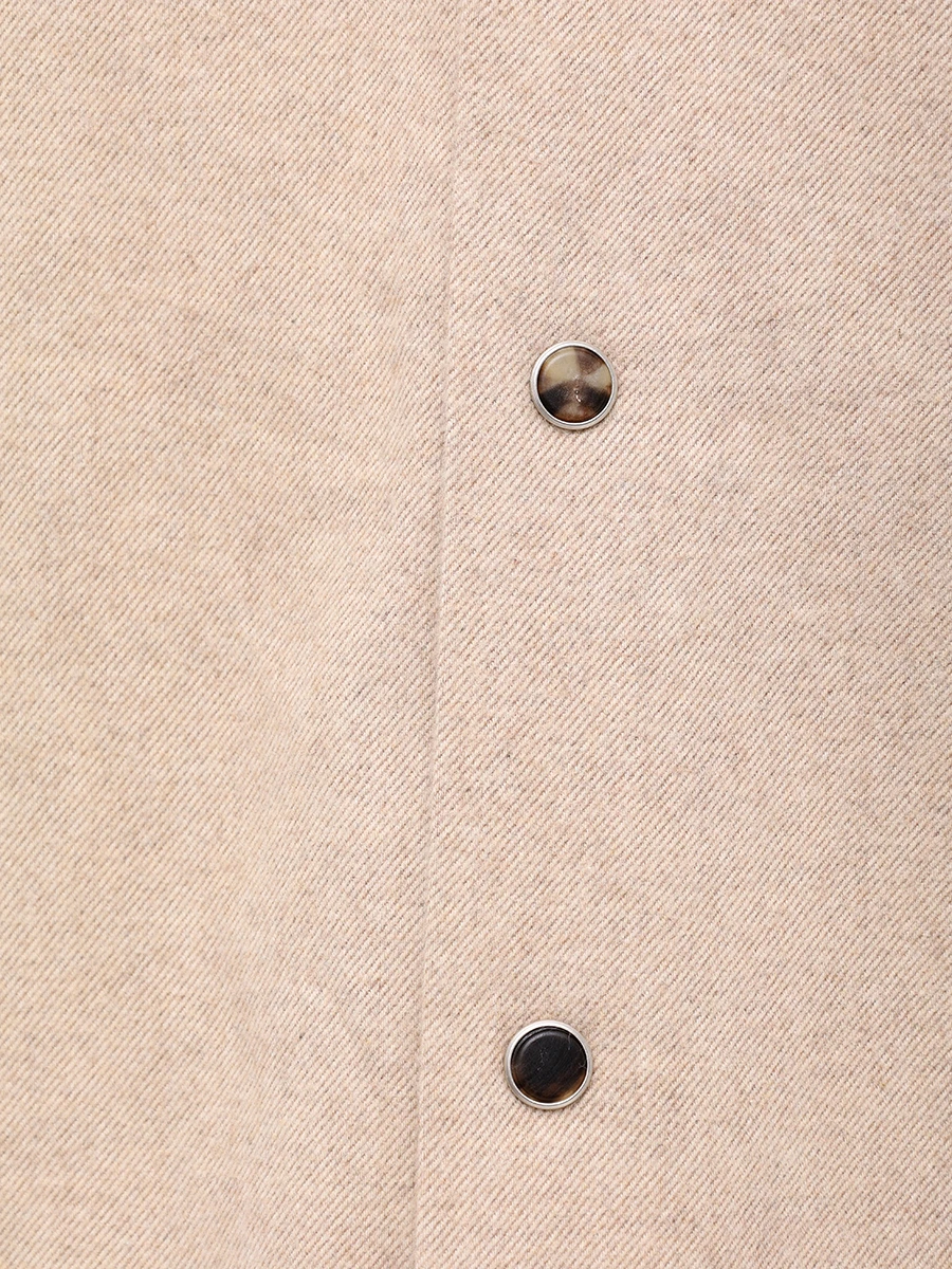 Рубашка хлопковая KITON UMCNERHH0906108001 Бежевый  Фото 6