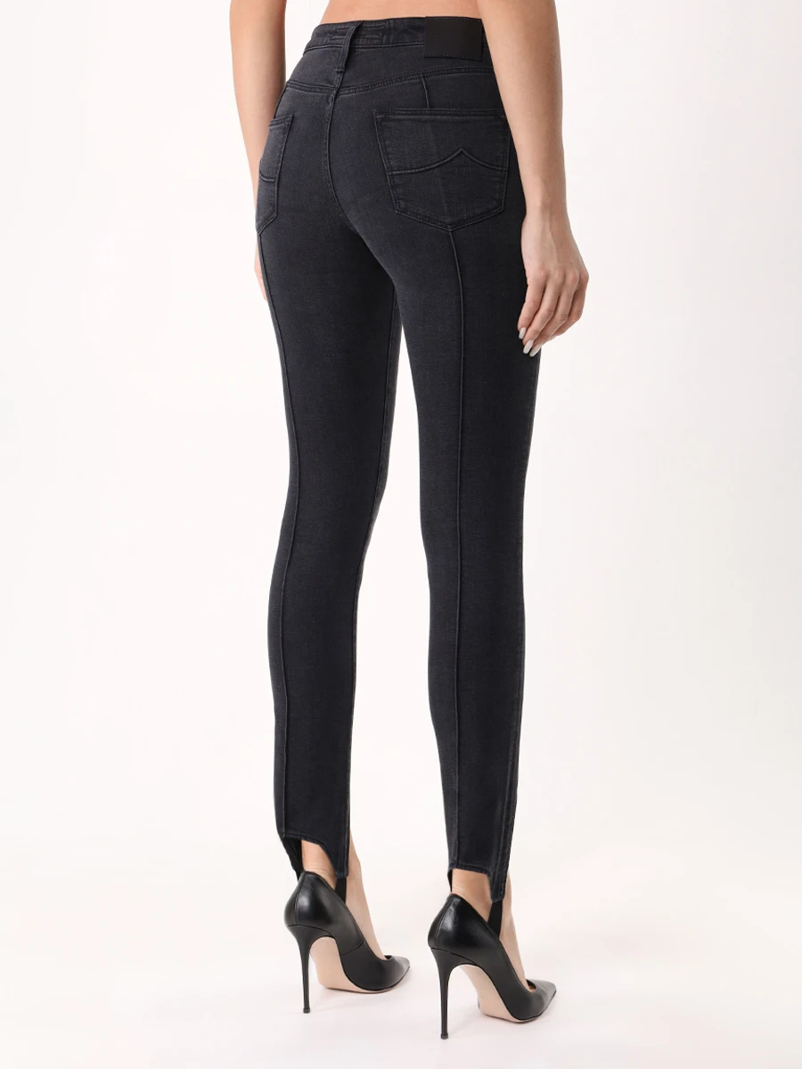 Джинсы Slim Fit со штрипками JACOB COHEN VQ040 01 P0016 382F Черный  Фото 3
