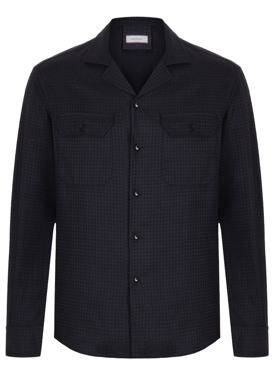 Рубашка Regular Fit из хлопка и лиоцелла CANALI