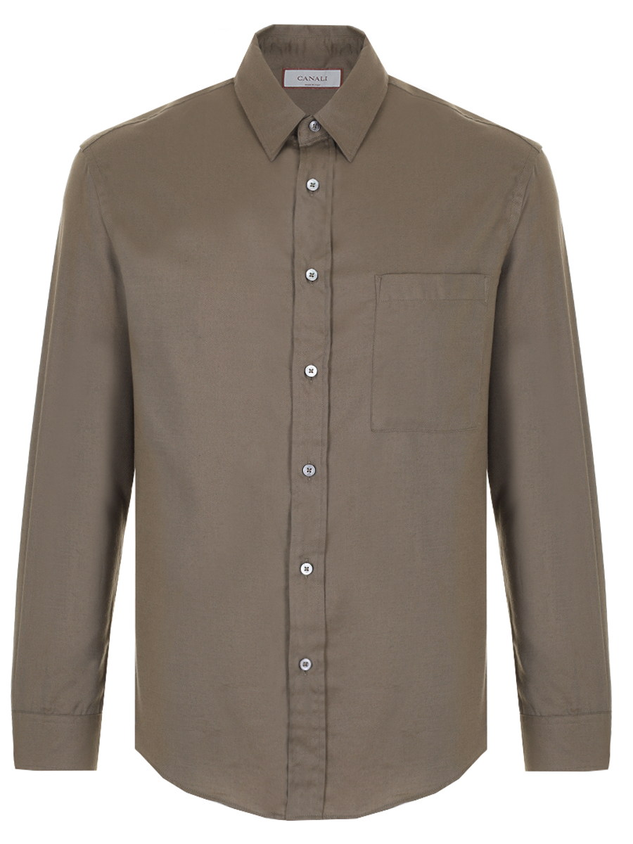 Рубашка Regular Fit хлопковая CANALI