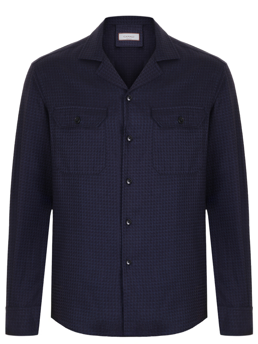 Рубашка Regular Fit из хлопка и лиоцелла CANALI