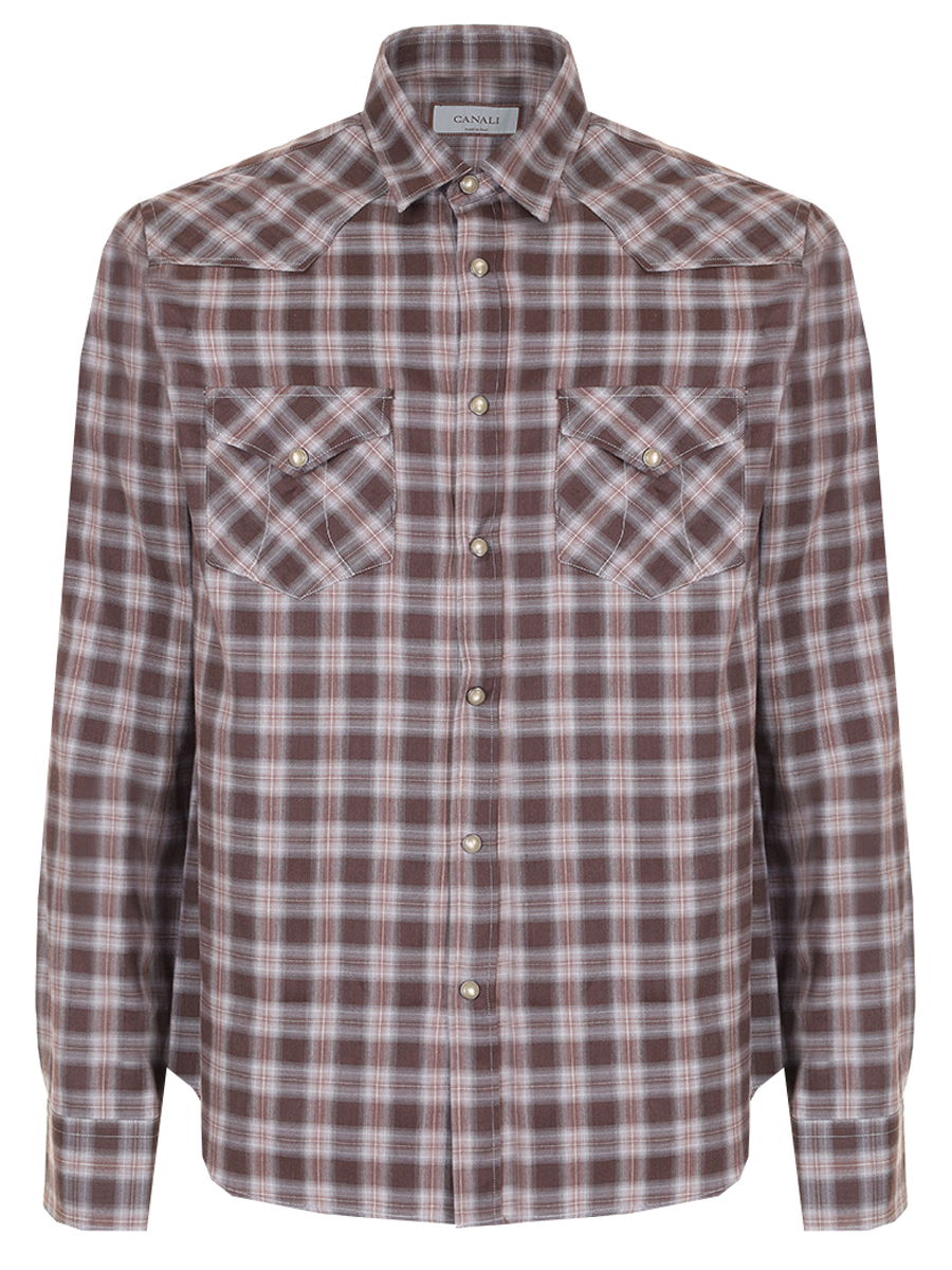 Рубашка Regular Fit хлопковая CANALI