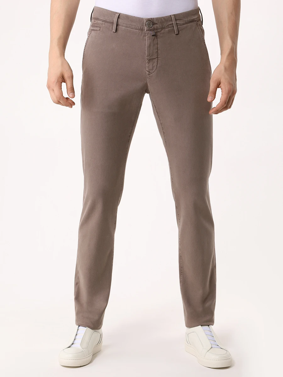 

Брюки Slim Fit из модала и хлопка, Серый, UP001 01 S4235 B75