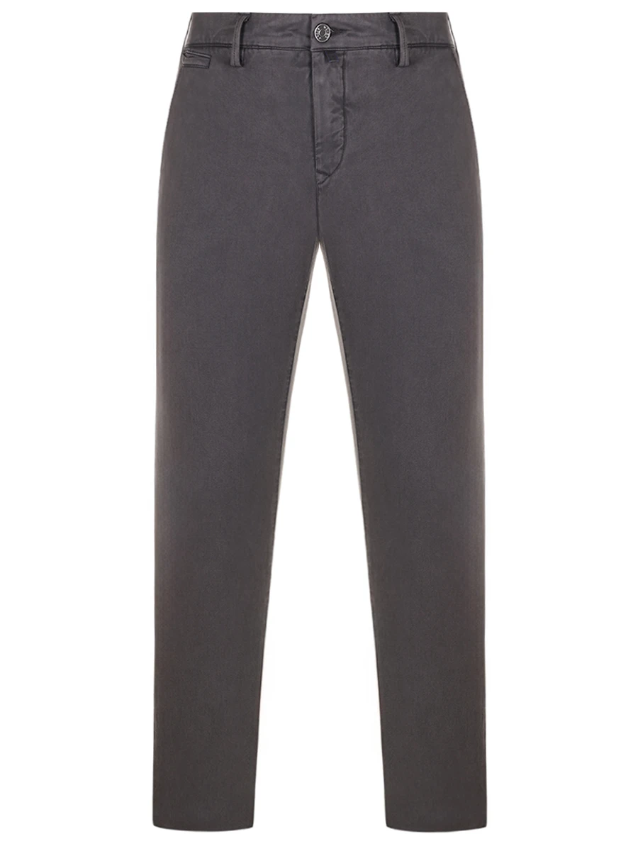 Брюки Slim Fit из модала и хлопка JACOB COHEN UP001 01 S4235 C35 Серый 