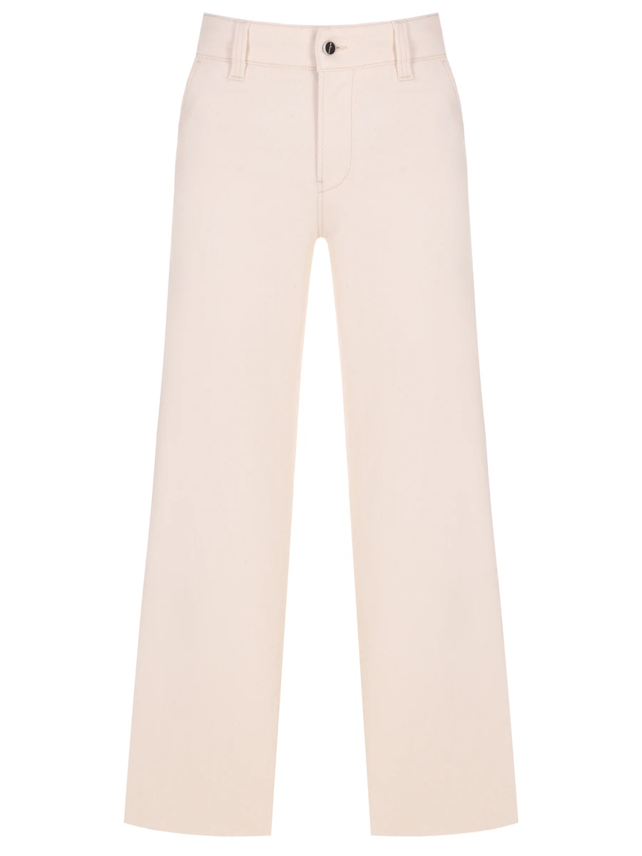 

Джинсы-клеш хлопковые, Кремовый, DJ58106K0506F01003