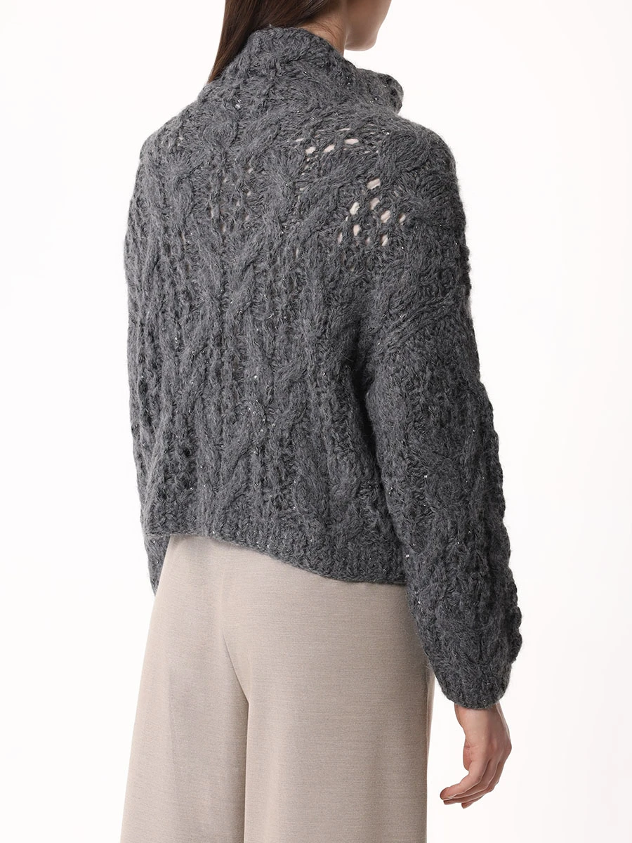 

Джемпер с пайетками, Серый, 41393M-40743-B6